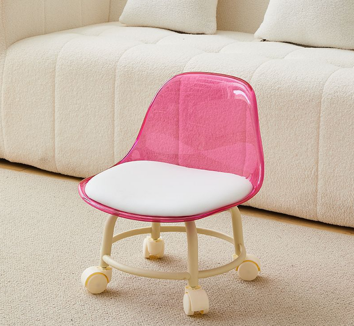 Acrylic 360° Rotatable Transparent Chair By GHARBAAR