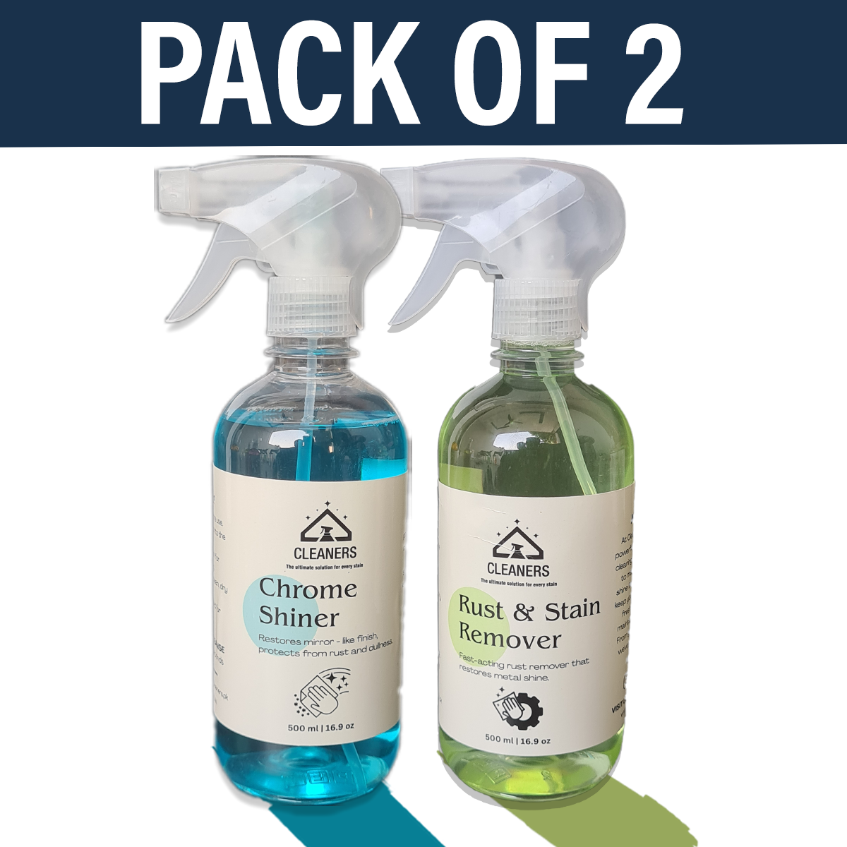 The Shine Force | Rust Remover & Chrome Shiner | Bundle Pack | Cleaners