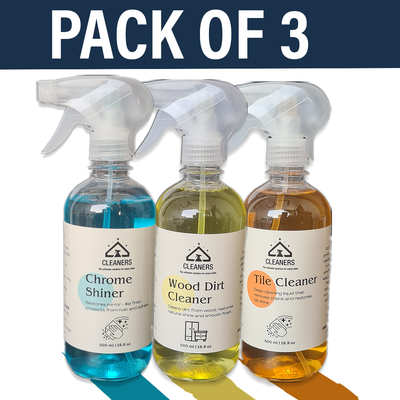 The Clean Trio | Pack of 3 Bottles | Cleaners