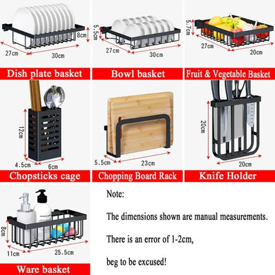 Kitchen Dish Drying Rack Over Sink by GHARBAAR