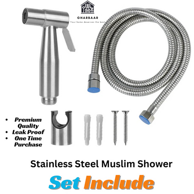 Stainless Steel - Muslim Shower - Premium Quality- SS 304 Grade - Free Delivery