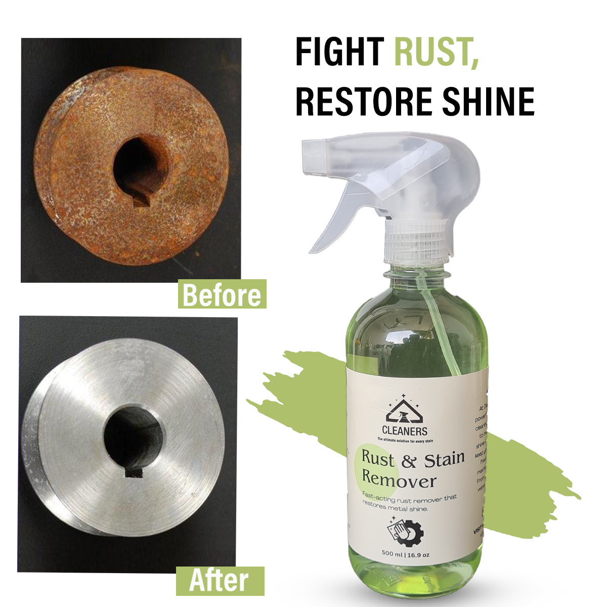 Rust & Stain Remover with Kit 500ml | Cleaners